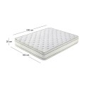 MATTRESS 160x200/28cm Pocket Spring+Memory Foam 2-side