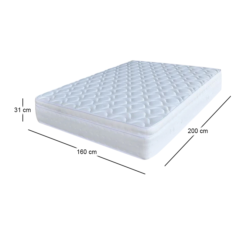 MATTRESS Memory foam+Latex 160x200/31cm