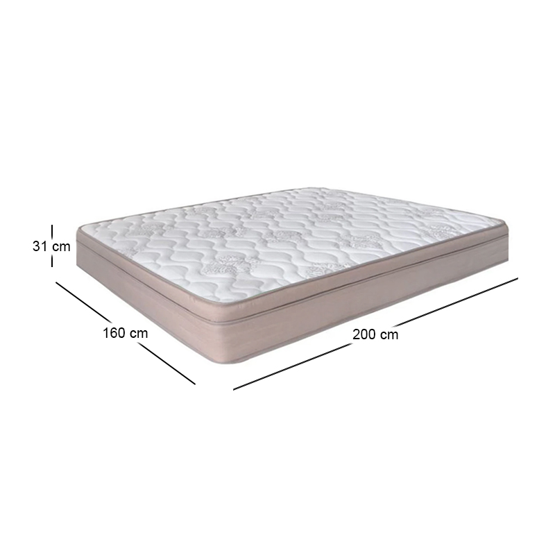 MATTRESS Memory foam+Latex 160x200/31cm