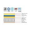MATTRESS 160x200/32cm Mini Pocket+Memory Foam+Latex Single Sided (Roll Pack)