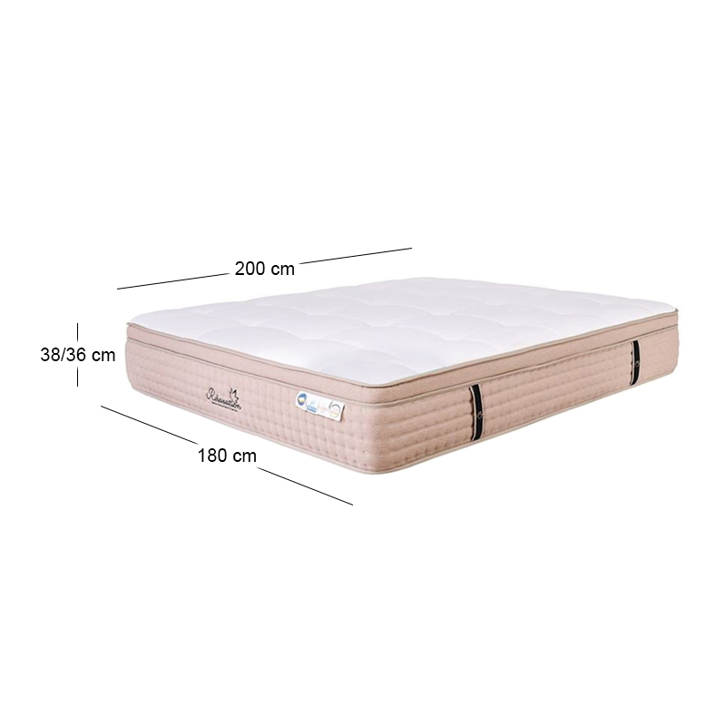MATTRESS 5-Zone Pocket Spring+Gel Memory Foam+Latex 180x200x(38/36)cm