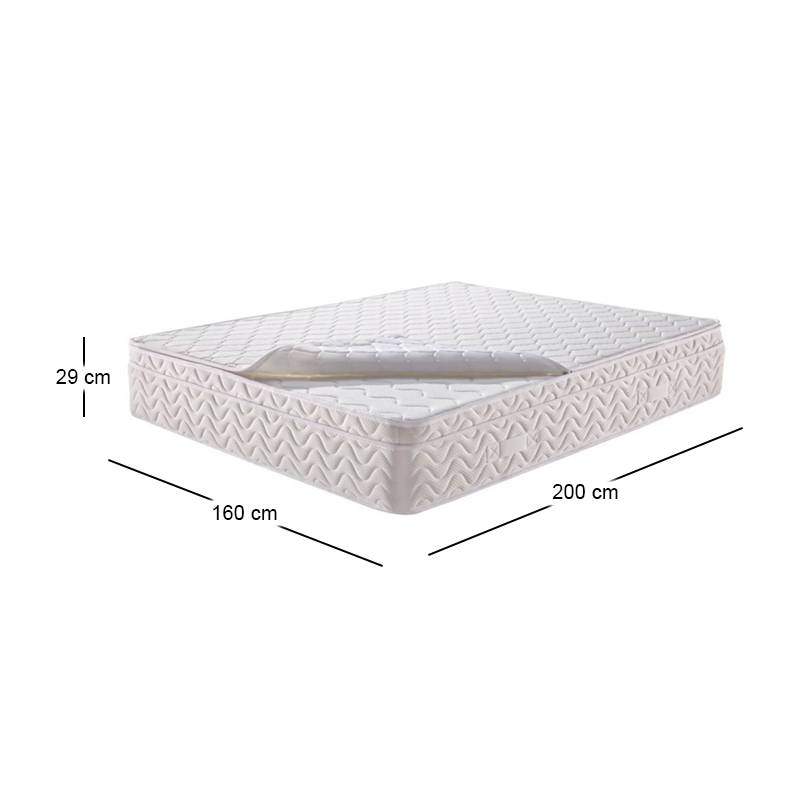 MATTRESS Top Foam Removable/Memory Foam 160x200/29cm