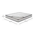 MATTRESS Top Foam Removable/Pocket Spring 160x200/21cm (2-side)
