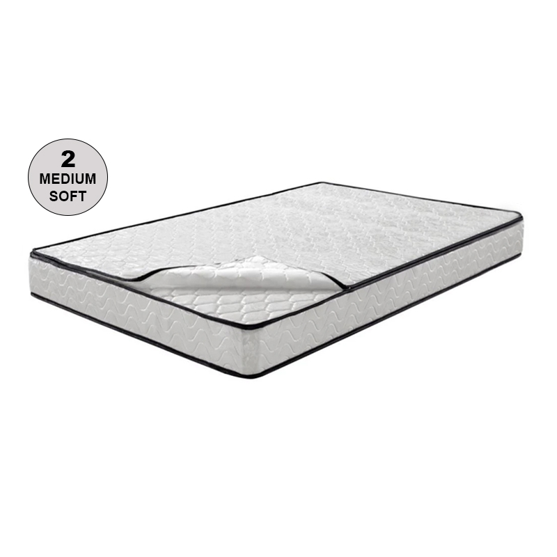 MATTRESS Top Foam Removable/Pocket Spring 140x190/21cm (2-side)