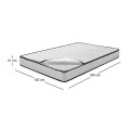 MATTRESS Top Foam Removable/Pocket Spring 140x190/21cm (2-side)