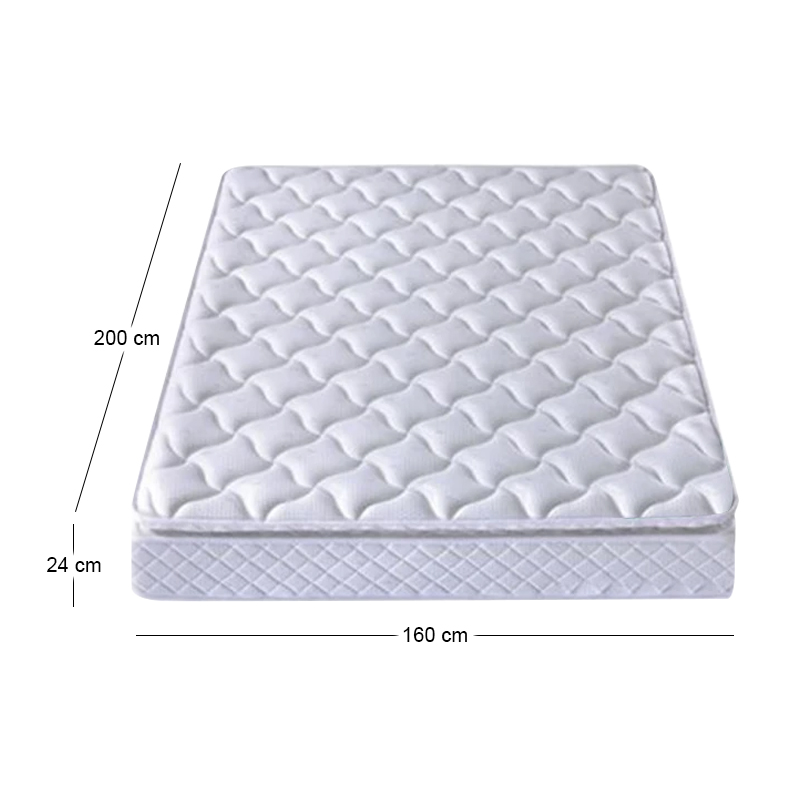 MATTRESS Bonnell Spring+Top Foam 160x200/24cm (Roll Pack)