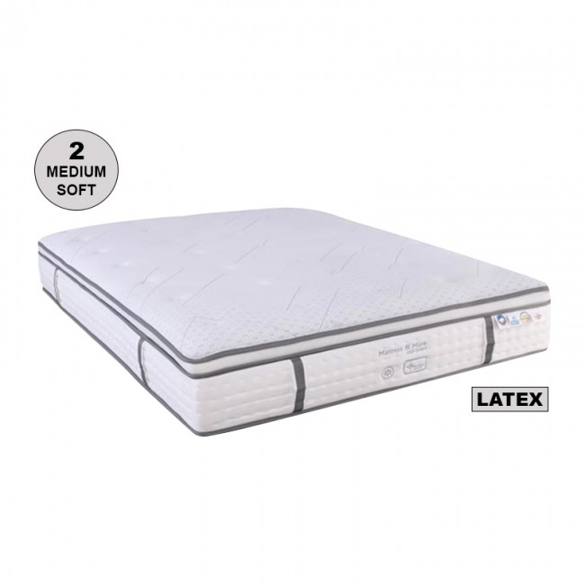 MATTRESS 5-Zone Pocket Spring+Latex+Gel Memory Foam 160x200x(34/32)cm