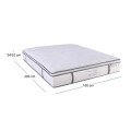 MATTRESS 5-Zone Pocket Spring+Latex+Gel Memory Foam 160x200x(34/32)cm