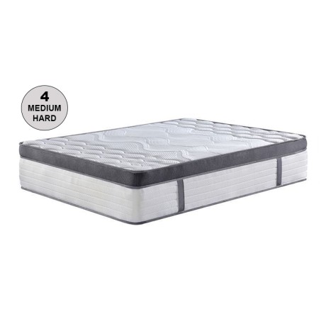 MATTRESS 5-Zone Pocket Spring+Gel MF+Latex 150x200x36cm 2-side (Roll Pack)