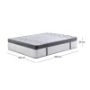 MATTRESS 5-Zone Pocket Spring+Gel MF+Latex 150x200x36cm 2-side (Roll Pack)