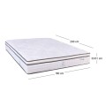 MATTRESS 5-Zone Pocket Spring+Gel Memory Foam 160x200x(33/31)cm