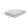 MATTRESS Pocket Spring 160x200/20cm 2-side (Roll Pack)