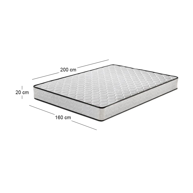 MATTRESS Pocket Spring 160x200/20cm 2-side (Roll Pack)