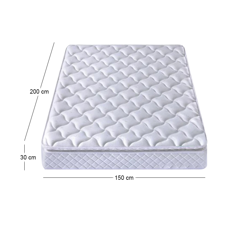 MATTRESS Pocket Spring+Top Memory Foam 150x200/30cm (Roll Pack)