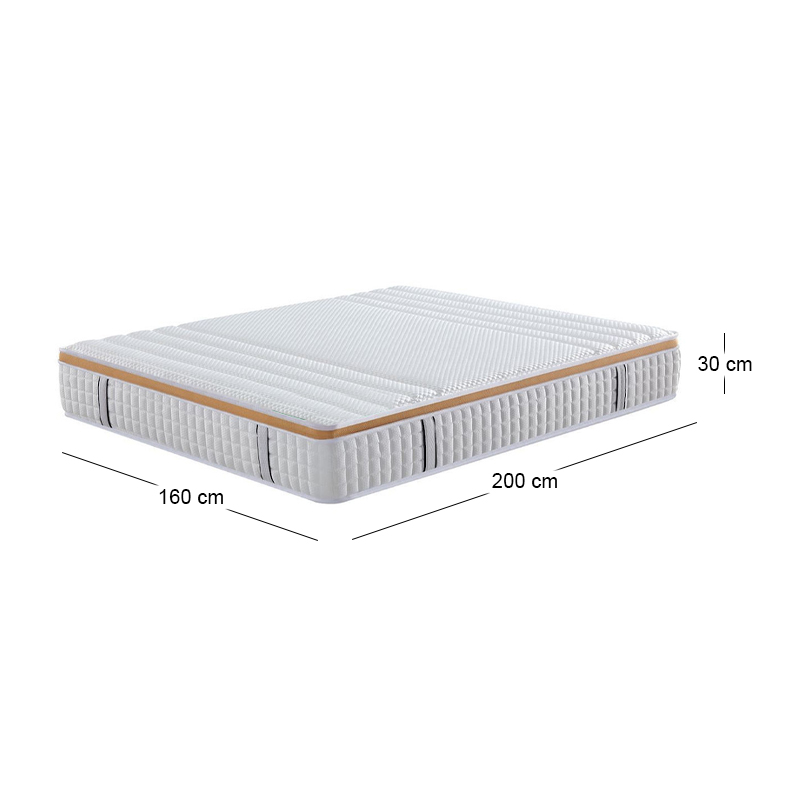 MATTRESS Pocket Spring 160x200/30cm 1-side (Very Firm)