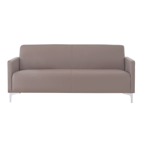 STYLE Καναπές Σαλονιού Καθιστικού, 2Θέσιος, Pu Cappuccino K/D 112x71x72cm