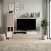 Almeria Megapap melamine TV unit in white - cordoba color 149x29,5x117cm.