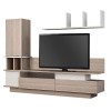 Almeria Megapap melamine TV unit in white - cordoba color 149x29,5x117cm.