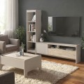 Σύνθεση τηλεόρασης Norvic Megapap χρώμα sandstone - travertine 175,4x29,6x150εκ.