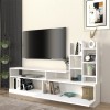 Σύνθεση τηλεόρασης Pesaro Megapap χρώμα λευκό 165x25x91,3εκ.