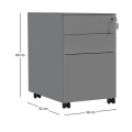 Metal CABINET 39x52x60 Grey