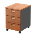 Mobile Drawer 3-Drawers 40x48x56cm DG/Cherry