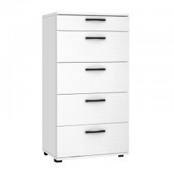 Συρταριέρα Helia Megapap χρώμα λευκό 60x44x108εκ.