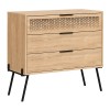Naive Megapap melamine dresser in sapphire oak 93.1x40x83.1cm.