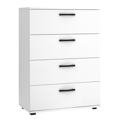 Συρταριέρα Velika Megapap χρώμα λευκό 73x44x96εκ.