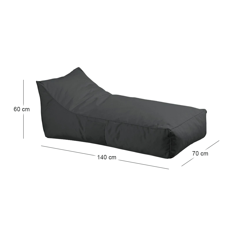 TACO Lounge Bean Bag Anthracite 100% waterproof