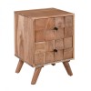 TEKA-W Bedside 40x35x55 Acacia Natural Finish