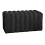 TOGO Stool Teddy Black Fabric 80x40x41cm