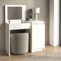 Huma Megapap melamine dressing table in white color 90x45x118.2cm.