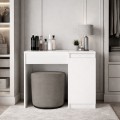 Huma Megapap melamine dressing table in white color 90x45x118.2cm.