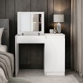 Huma Megapap melamine dressing table in white color 90x45x118.2cm.
