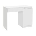 Huma Megapap melamine dressing table in white color 90x45x118.2cm.