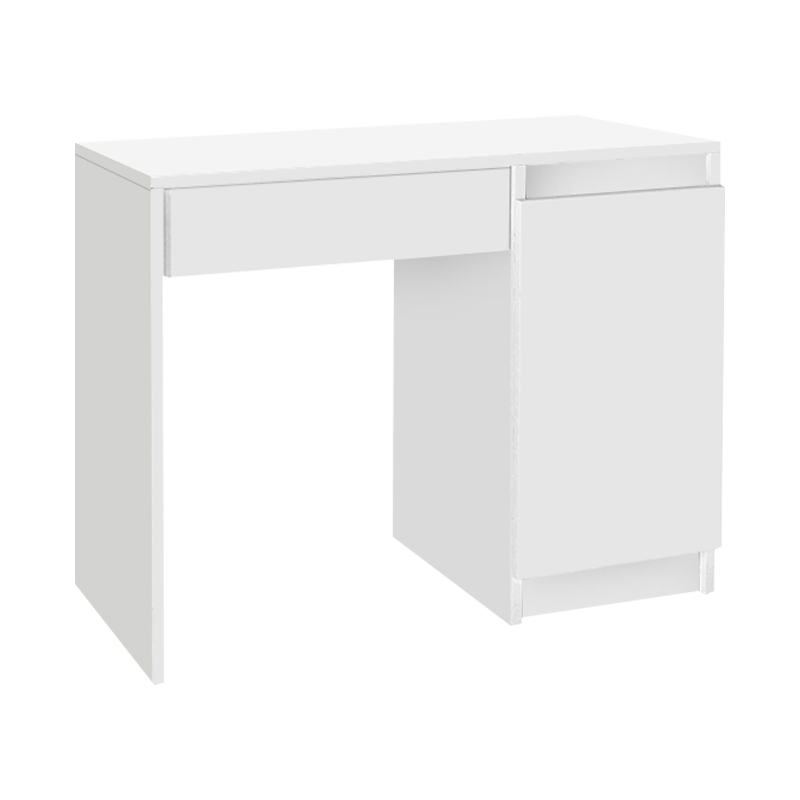 Huma Megapap melamine dressing table in white color 90x45x118.2cm.
