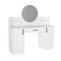 Τουαλέτα με καθρέπτη Talos Megapap χρώμα λευκό 135x40x144,2εκ.