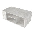 Abdera Megapap melamine coffee table in white marble color 110x60x42cm.
