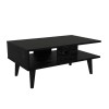 Τραπεζάκι σαλονιού Andros Megapap χρώμα sencron black 90x54x39,6εκ.