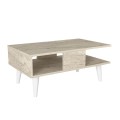Andros Megapap melamine coffee table in travertine color 90x54x39,6cm.