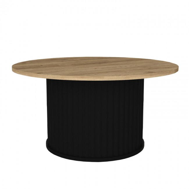 Τραπεζάκι σαλονιού Bohema Megapap χρώμα μαύρο - sepet oak Ø85x43,2εκ. Τραπεζάκι σαλονιού Bohema Megapap χρώμα μαύρο - sepet oak Ø85x43,2εκ.