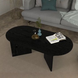 Τραπεζάκι σαλονιού Cortado Megapap χρώμα sencron black 120x60x39,6εκ. Τραπεζάκι σαλονιού Cortado Megapap χρώμα sencron black 120x60x39,6εκ.