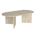 Cortado Megapap melamine coffee table in travertine color 120x60x39.6cm.
