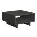 Τραπεζάκι σαλονιού Hola Megapap χρώμα ανθρακί 60x60x32εκ.
