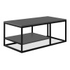 Kane Megapap metal - melamine coffe table in anthracite color 106x50x42cm.