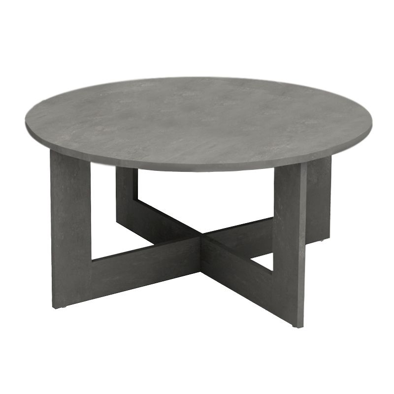 Kati Megapap melamine coffee table in concrete grey color Ø80x42cm.