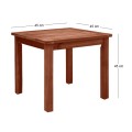 LUGANO Table 45x45 Acacia
