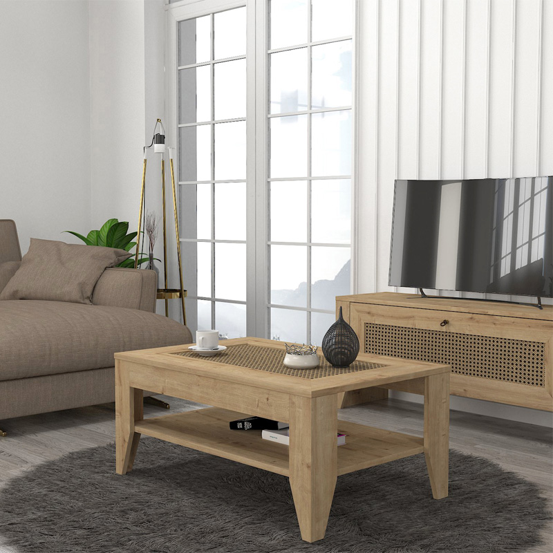 Madura Megapap melamine coffee table in sapphire color 90x60x40cm.