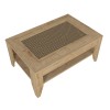 Madura Megapap melamine coffee table in sapphire color 90x60x40cm.